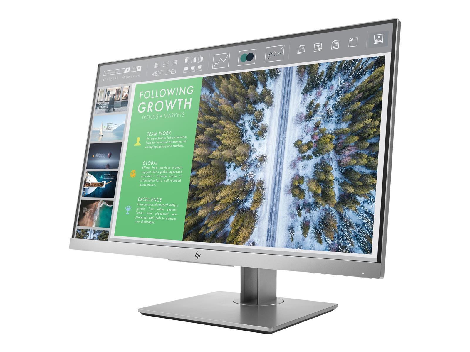 HP EliteDisplay E243 Monitor | 23.8" | Full HD | silber - ohne Standfuß