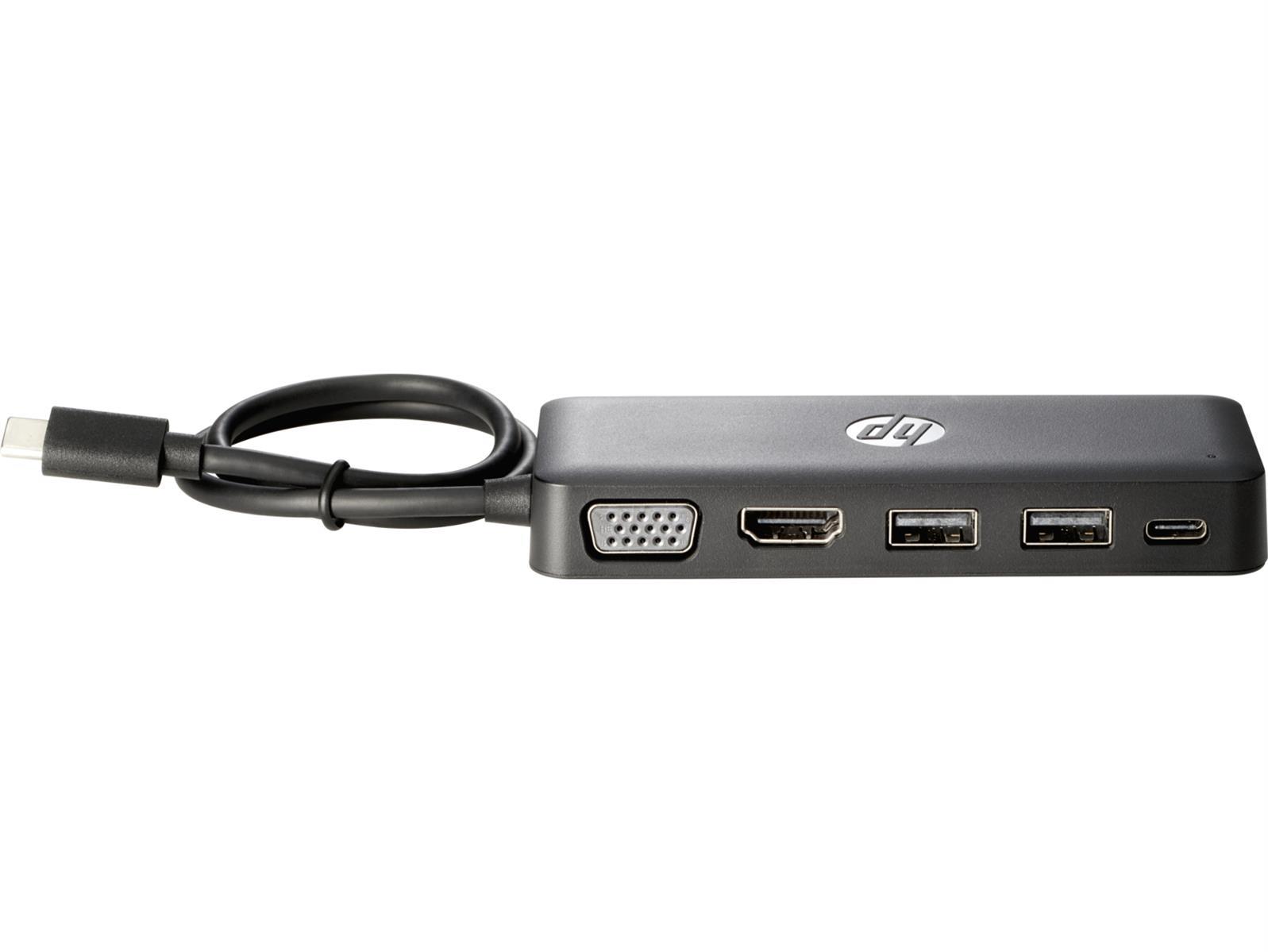 HP USB-C Travel HUB Dock Dockingstation für EliteBook, ProBook, ZBook, Chromebook