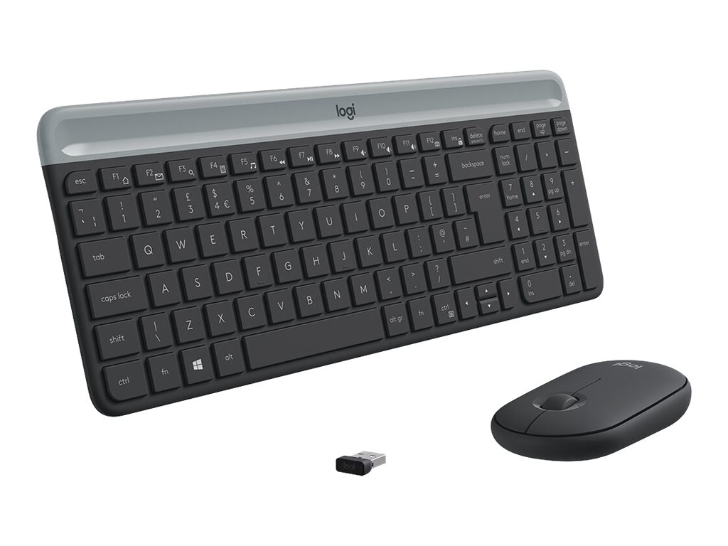 Logitech Slim Combo MK470 | Tastatur-und-Maus-Set | Französisch