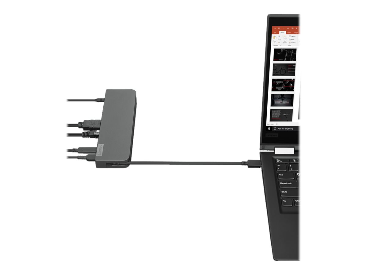 Lenovo USB-C Mini Docking Station |  USB-C, VGA, HDMI | ohne Netzteil