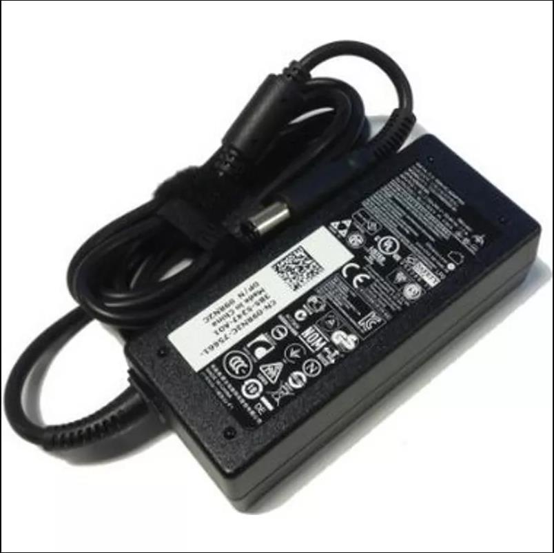 DELL Netzteil 65 Watt 19.5V | AC Adapter |  Ladegerät mit Netzkabel für Notebook