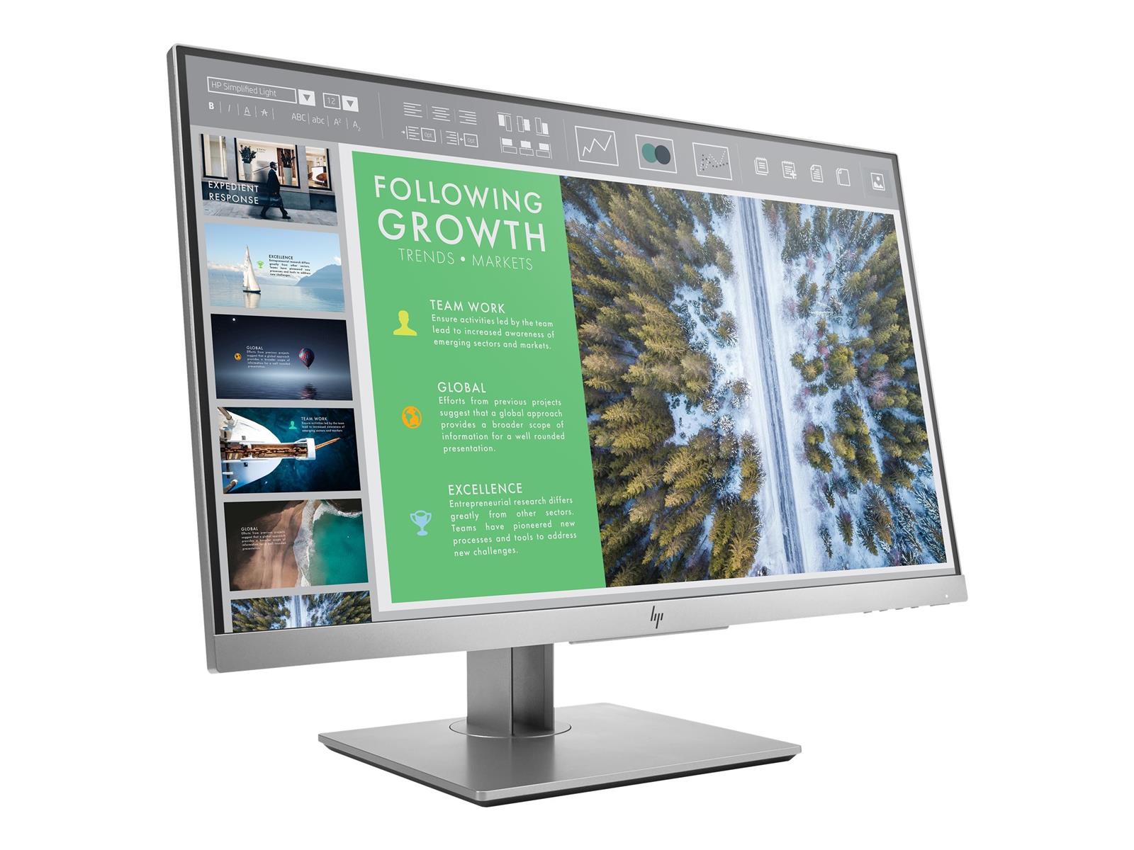 HP EliteDisplay E243 Monitor | 23.8" | Full HD | silber - ohne Standfuß
