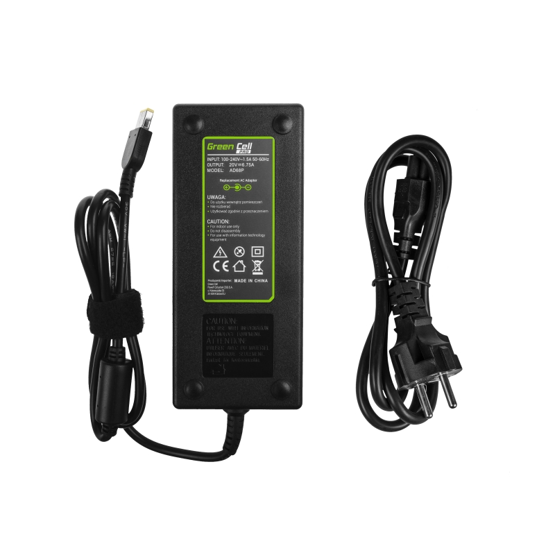Green Cell Netzteil für Lenovo ThinkPad  - 135W AC Adapter (Slim Tip) - Netzteil - 135 Watt