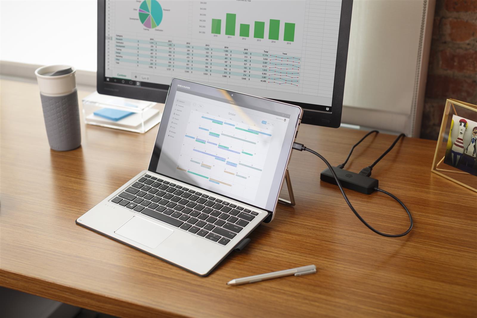 HP USB-C Travel HUB Dock Dockingstation für EliteBook, ProBook, ZBook, Chromebook
