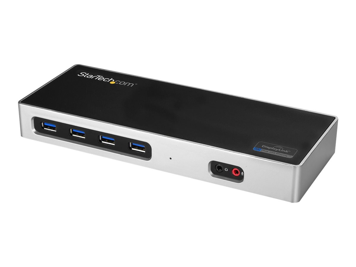 StarTech USB-C Dockingstation | Dual-4K HDMI, DP | USB 3.0 für Mac und Windows | ohne Netzteil | ohne Kabel